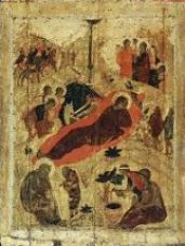 Андрей Рублев Рождество Христово Икона